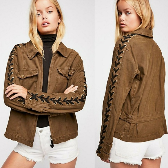 Free People Jackets & Blazers - NWT Free People Faye Military Jacket